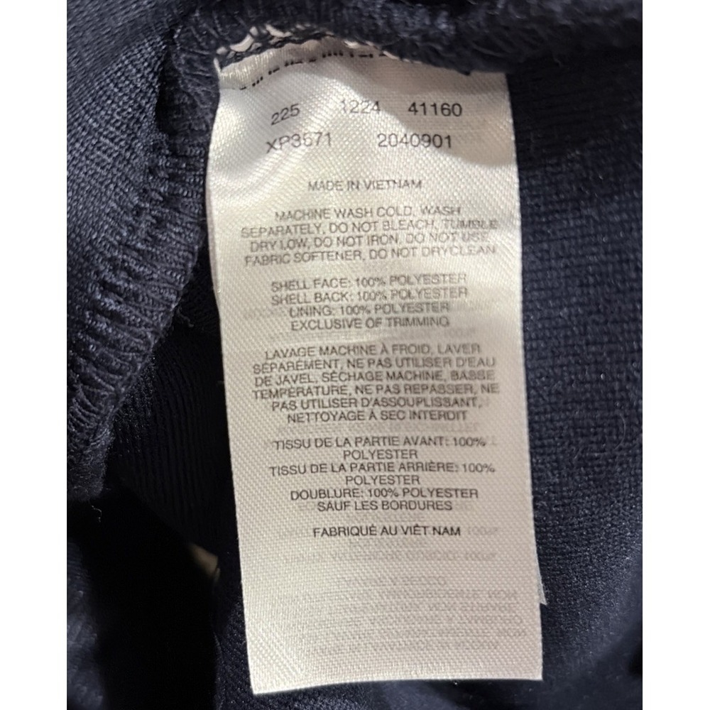 NWT Columbia Women's Navy White West Bend Sherpa Fleece 1/2 Zip Pullover Size XL - Picture 5 of 5
